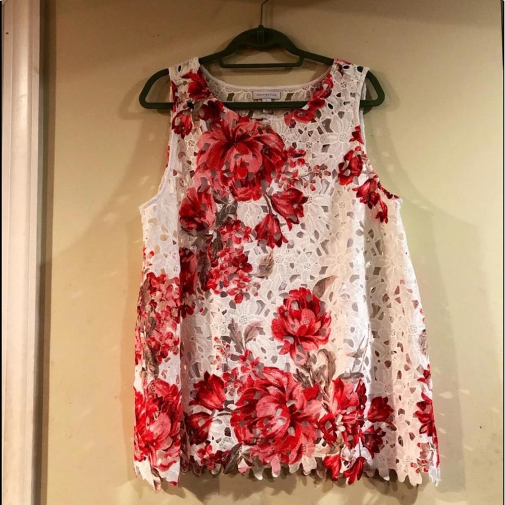Chapter Club Floral Blouse